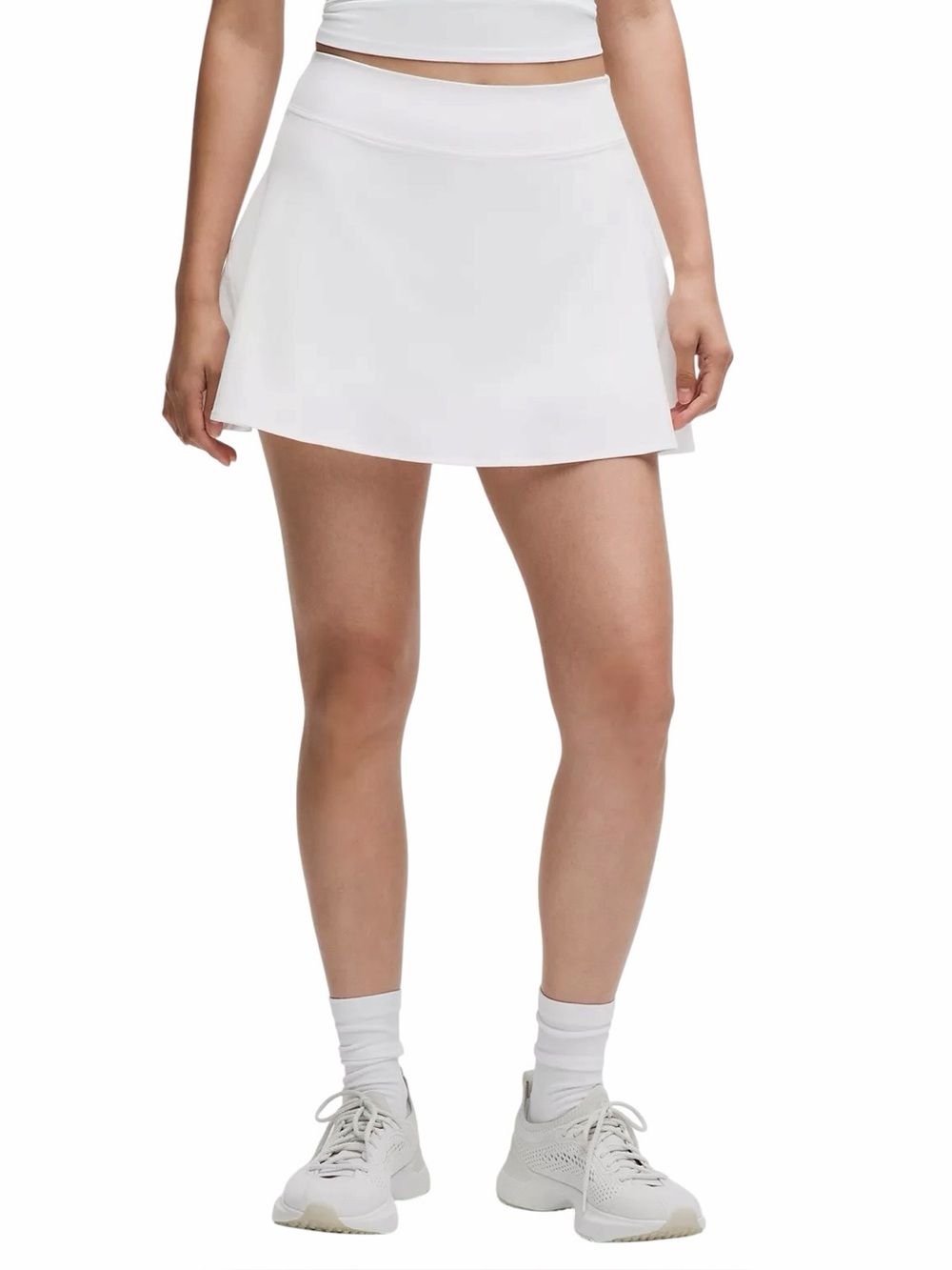 Lululemon Lightweight High-Rise Tennis Skirt White Swift Exercise Skort Sz 12